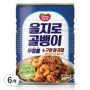 동원 을지로골뱅이 앤 구운아귀채, 300g, 6개