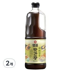 샘표 맛간장 국찌개용, 1.7L, 2개