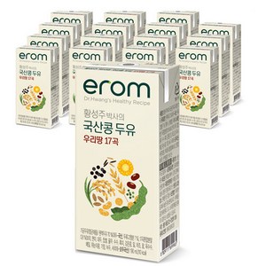 이롬 황성주 박사의 두유 우리땅 17곡, 190ml, 16개