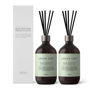 에이센트 네이처 디퓨저, 그린에어리, 500ml, 2개