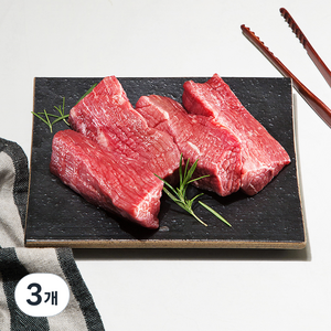 쿡앤미트 호주산 와규 장조림용 (냉장), 400g, 3개