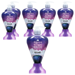 히말라야 핑크솔트 바이옴 구취전문 펌핑치약, 285g, 6개