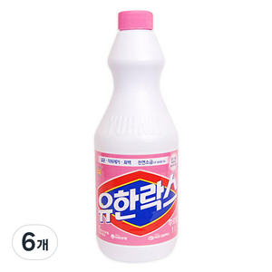 유한락스 후로랄, 1L, 6개