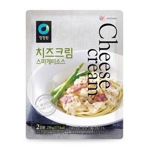 청정원 치즈크림 스파게티소스, 250g, 1개