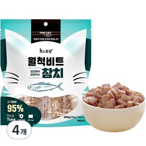 더캣 캣스토랑 월척비트 고양이 간식, 300g, 4개, 참치맛