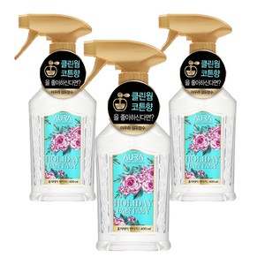 아우라 섬유 향수, 홀리데이 판타지, 400ml, 3개