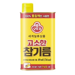 오뚜기 고소한 참기름, 450ml, 1개