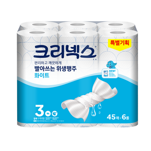 스카트 빨아쓰는 행주타월 45매, 6롤, 1개