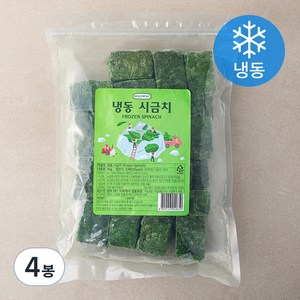 웰프레쉬 시금치 (냉동), 1kg, 4봉