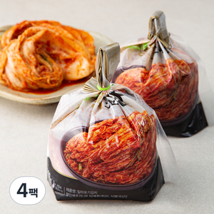 일미 포기김치, 900g, 4팩