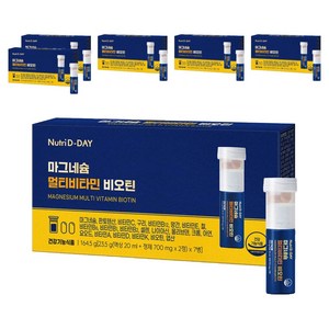 뉴트리디데이 액상형 마그네슘 멀티비타민 비오틴, 7회분, 6개