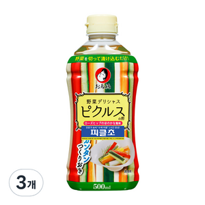 오타후쿠 피클초, 500ml, 3개