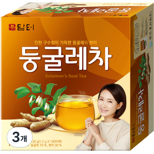 담터 둥굴레차, 1.2g, 100개입, 3개