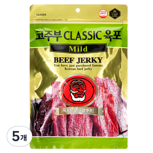 코주부 B&F CLASSIC 육포 Mild, 130g, 5개