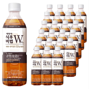 태양의식후비법W차, 500ml, 24개