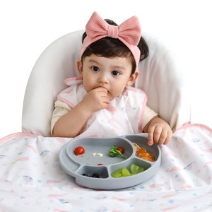 베이비클로 나시 일반형 이유식 턱받이, 고래핑크, 1개, 1개입