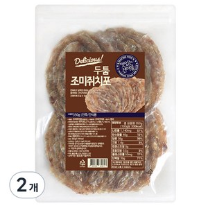 해맑은푸드 쫀득한 두툼쥐포, 350g, 2개