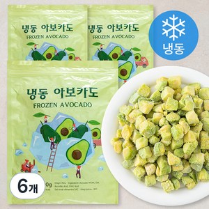 아보카도 (냉동), 500g, 6개