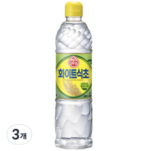 오뚜기 화이트 식초, 900ml, 3개