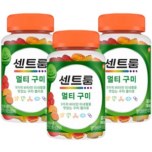 센트룸 멀티 구미, 80정, 160g, 3개