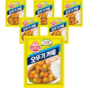 오뚜기 카레 약간매운맛, 100g, 6개