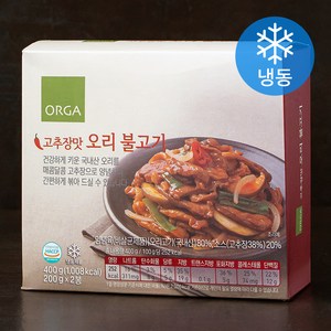 올가 오리 불고기 고추장맛 (냉동), 400g, 1개