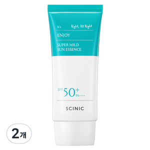 싸이닉 엔조이 슈퍼 마일드 선 에센스 SPF50+ PA++++, 50ml, 2개