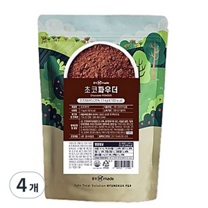 흥국에이치메이드 초코파우더, 1kg, 1개입, 4개, 1000g