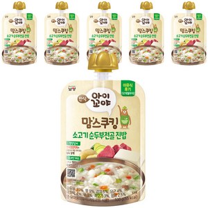 아이꼬야 맘스쿠킹 레토르트 이유식 100g, 6개, 소고기 순두부전골 진밥