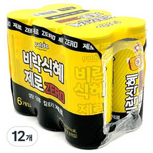 팔도 비락식혜 제로, 238ml, 12개