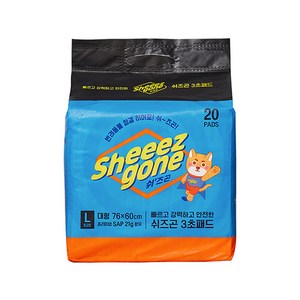 쉬즈곤 3초 애견 배변패드, 1개