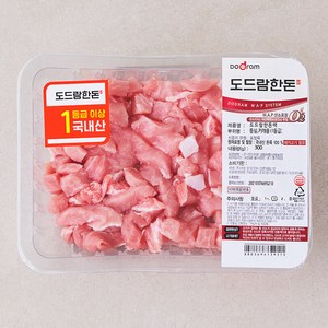 도드람한돈 1등급 등심 카레용 (냉장), 300g, 1개