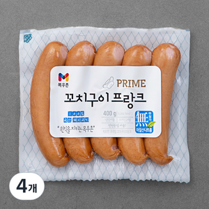 목우촌 프라임 꼬치구이 프랑크 소시지, 400g, 4개