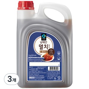 청정원 멸치골드액젓, 3kg, 3개