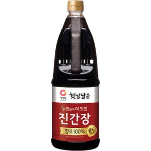 청정원 두번달여 더 진한 진간장골드, 1.7L, 1개