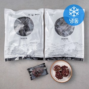 제주떡집 팥 오메기떡 (냉동), 40g, 10개입, 2개