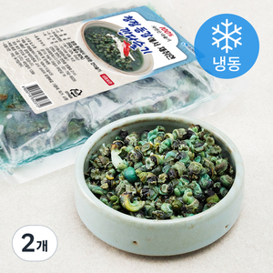 살맛나요 청정 동강에서 채취한 깐다슬기 (냉동), 350g, 2개