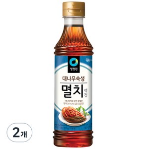 청정원 대나무숙성 멸치액젓, 750g, 2개