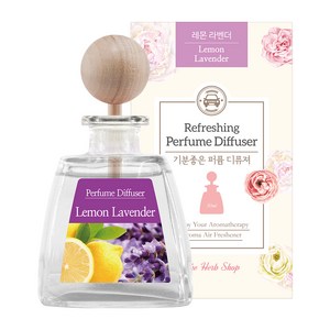 더허브샵 기분좋은 퍼퓸 차량용 디퓨져 50ml, 레몬 라벤더, 1개