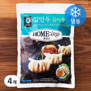 대상 호밍스 집만두 김치두부 (냉동), 1.2kg, 4개