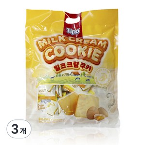 티포 밀크 크림 쿠키, 350g, 3개