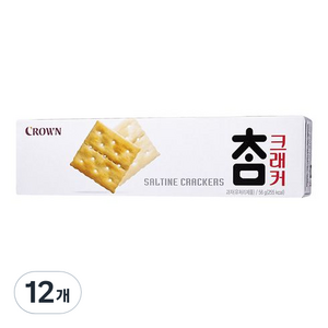 크라운 참 크래커, 56g, 12개