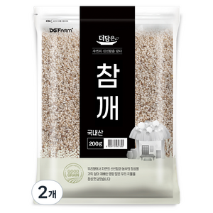 더담은 국산 참깨, 200g, 2개