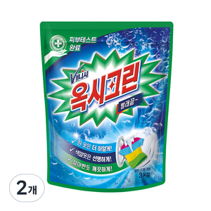 옥시크린 분말형 표백제 3kg, 2개