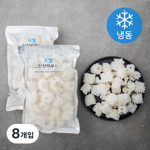 신선씨푸드 솔방울오징어, 500g, 8개입