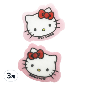뷰티홈 산리오 캐릭터즈 헤어고정시트 2p, 3개, 헬로키티