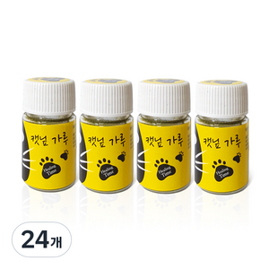 힐링타임 고양이 가루 간식, 캣닢, 6g, 24개