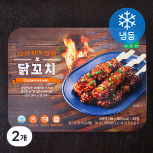 사옹원 데리야끼 양념 닭꼬치 (냉동), 180g, 2개