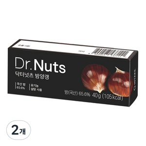 닥터넛츠 밤양갱, 40g, 2개