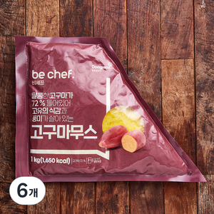 비셰프 고구마무스, 1kg, 6개